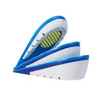 CHJKVCCH Plantillas TPE Aumento de la Plantilla de Altura Aumentar Medio Zapatos Almohadilla Hombres Mujeres Silicona Gel Invisible Creciente talón 1-3cm Elevador Suelas Plantillas Memory Foam(2CM)
