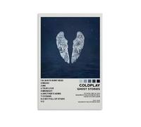 CHJYLDF Coldplay - Pósteres de historias de fantasmas, póster de portada de álbum, póster de lona para pared, cubierta de habitación, póster estético vintage decorativo para sala de estar, dormitorio,