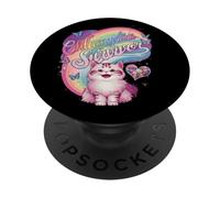Chlamydia Survivor Cat Meme: Bold & Quirky Humor PopSockets PopGrip Adhesivo