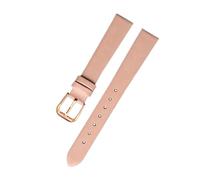 Chlikeyi Correa de reloj con patrón de cocodrilo de cuero genuino de tamaño pequeño, 6-16mm, Rosa, 10mm