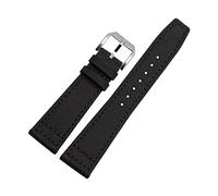 Chlikeyi Correa de reloj Correa de lona de nylon 20 mm 21 mm 22 mm pulsera negro ejército verde azul correa de muñeca
