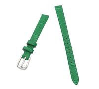 Chlikeyi Correa de reloj de cuero de 10mm con hebilla de pasador, Color 6, 10mm