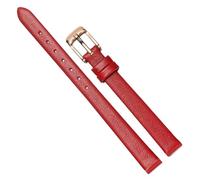 Chlikeyi Correa de reloj de cuero genuino para mujer, accesorios de cadena de reloj de piel de vaca ultrafina, suave y delgada, 6mm-22mm, Color 3, 14mm