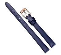 Chlikeyi Correa de reloj de cuero genuino para mujer, accesorios de cadena de reloj de piel de vaca ultrafina, suave y delgada, 6mm-22mm, Color 4, 14mm