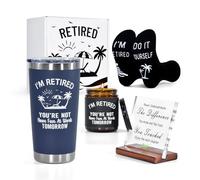 CHLJAR Regalo de jubilación para hombres, regalos de jubilación para hombres 2025, regalos de jubilación feliz para jubilados, papá, abuelo, regalos divertidos jubilados, la mejor idea de regalo de