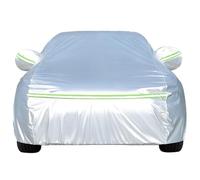 CHLMZO Funda Coche Exterior Impermeable para DS 9 2020-2026, Cubierta con Tiras Reflectantes Nocturnas, Protector contra Lluvia Nieve y UV, 4 Estaciones, White- M