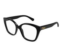 Chloé Mujer Chloé CH0241O 001 Monturas ópticas Acetato Negro Transparente Cat Eye