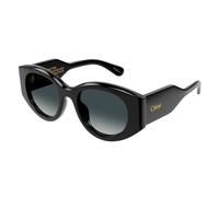 Chloé Mujer Chloé CH0251S 001 Gafas de sol Acetato Negro Gris Redonda