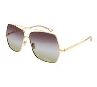 Chloé Mujer Chloé CH0278S 002 Gafas de sol Metal Oro Verde Cuadrada