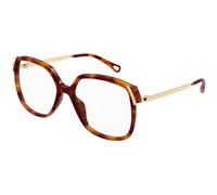 Chloé Mujer Chloé CH0287O 002 Monturas ópticas Acetato la Habana Transparente Cuadrada