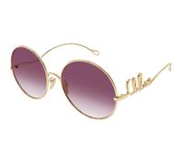 Chloé Mujer Chloé CH0329S 003 Gafas de sol Metal Oro Rojo Redonda