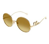 Chloé Mujer Chloé CH0372S 003 Gafas de sol Metal Oro Marrón Redonda
