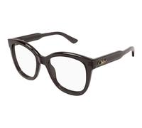Chloé Mujer Chloé CH0378O 001 Monturas ópticas Acetato Gris Transparente Cuadrada