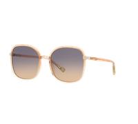 Chloé Mujer Sunglass CH0031S - Color del Marco: Naranja, Color de la Lente: Blue Gradient Orange