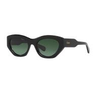 Chloé Mujer Sunglass CH0220S - Color del Marco: Negro, Color de la Lente: Gris