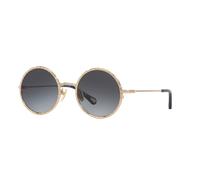 Chloé Mujer Sunglass CH0230S - Color del Marco: Oro, Color de la Lente: Gris