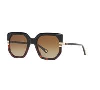 Chloé Mujer Sunglass CH0240S - Color del Marco: Negro, Color de la Lente: Marrón