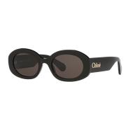 Chloé Mujer Sunglass CH0258S - Color del Marco: Negro, Color de la Lente: Gris