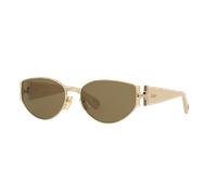 Chloé Mujer Sunglass CH0260S - Color del Marco: Oro, Color de la Lente: Verde