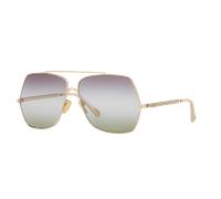Chloé Mujer Sunglass CH0278S - Color del Marco: Oro, Color de la Lente: Verde