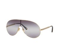 Chloé Mujer Sunglass CH0283S - Color del Marco: Oro, Color de la Lente: Gris Degradado