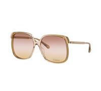 Chloé Mujer Sunglass CH0286S - Color del Marco: Marrón claro, Color de la Lente: Rosa Degradado