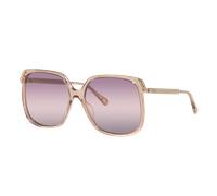 Chloé Mujer Sunglass CH0286S - Color del Marco: Marrón, Color de la Lente: Morado Degradado