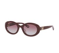 Chloé Mujer Sunglass CH0323SK - Color del Marco: Rojo, Color de la Lente: Gris Degradado