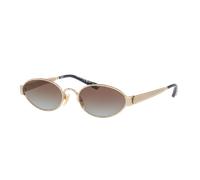 Chloé Mujer Sunglass Ch0355S - Color del Marco: Oro Brillante, Color de la Lente: Marrón Degradado