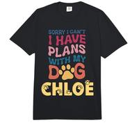 Chloe - Nombre de Perro Personalizado para Regalo Busy with My Dog Chloe Comfort Colors Adult Heavyweight T-Shirt
