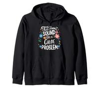 Chloe Personalized Cute Flower Girls Chloe Name Sudadera con Capucha