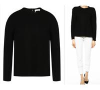 Chloé Suéter De Cuello Redondo De Lana Lavada Con Cremallera Para Mujer 40