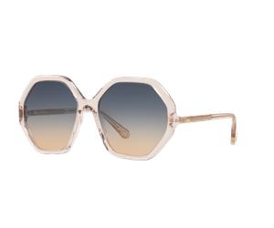 Chloé Unisex Sunglass CH0008S - Color del Marco: Rosa, Color de la Lente: Verde Degradado