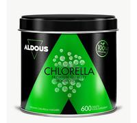 Aldous Bio Suplemento Chlorella ecológica 600 comprimidos 3000 mg/día Pared celular rota