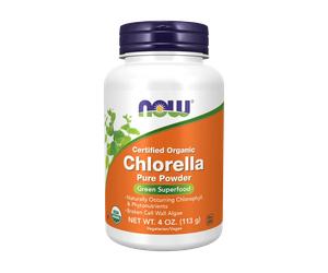 Chlorella, polvo puro orgánico - 113g