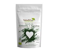 Chlorella y Spirulina Bio 125g - Salud Viva | Superalimento Detox y Nutritivo | Ricas en Clorofila, Proteínas y Minerales | Ecológico, Vegano, Sin Gluten