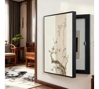 CHMAIDEU Tapa Cuadro Eléctrico Decorativa -Tapa Contador Luz Vertical, Fácil Instalación Sin Perforación, Pintura Decorativa Caja Contadores Tapar Cuadro, Ideal para Entrada, Pasillo o Salón