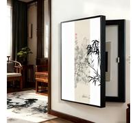 CHMAIDEU Tapa Cuadro Eléctrico Decorativa -Tapa Contador Luz Vertical, Fácil Instalación Sin Perforación, Pintura Decorativa Caja Contadores Tapar Cuadro, Ideal para Entrada, Pasillo o Salón