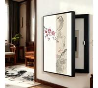 CHMAIDEU Tapa Cuadro Eléctrico Decorativa -Tapa Contador Luz Vertical, Fácil Instalación Sin Perforación, Pintura Decorativa Caja Contadores Tapar Cuadro, Ideal para Entrada, Pasillo o Salón