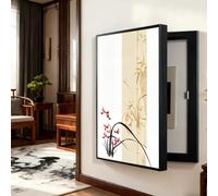 CHMAIDEU Tapa Cuadro Eléctrico Decorativa -Tapa Contador Luz Vertical, Fácil Instalación Sin Perforación, Pintura Decorativa Caja Contadores Tapar Cuadro, Ideal para Entrada, Pasillo o Salón