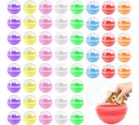 CHmiss 100Pcs Bolas Navidad Pequeñas Rellenable,Bolas de Navidad Transparente,Bolas Transparentes Rellenables,Bola Rellenable de Acrílico,Acrílico Plástico Bolas de Decoración,para fiestas, bodas