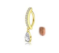 CHmiss Piercing Ombligo Acero Quirurgico Oro,Piercing Ombligo Aro Tous Colgante Dorado,Para Ombligo, Para Mujer, Muy Adecuado Para Ropa De Playa