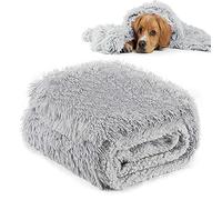 CHMMY Esponjosas Felpa Mantas para Camas para Perros Gatos Colchón Doble Lado Mantas para Mascotas Cálido Manta Lavable Sofá y Vehículos de Colchón para Gatos y Perros (Gris XL :100 * 127 cm)