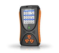 CHNADKS Contador Geiger Detector de Radiación Nuclear, Dosímetro de Radiación Personal Rayos X Beta Gamma, Monitor Portátil de Radiación Nuclear en tiempo real con pantalla LCD