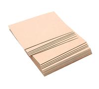 Chnegral 20 unidades Serías Clásico Kraft Blanco Mini Sobres de Ventana de Papel sobre de Invitación de Boda sobre (Marrón)