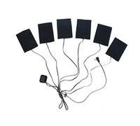 Chniafin Almohadilla de calefacción eléctrica Almohadillas de chaqueta calentadas por USB 3 engranajes Ropa Chaleco Hoja de calentador para acampar al aire libre Invierno 3 5 6 8 9 Hoja usb