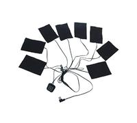 Chniafin Almohadilla de calefacción eléctrica Almohadillas de chaqueta calentadas por USB 3 engranajes Ropa Chaleco Hoja de calentador para acampar al aire libre Invierno 3 5 6 8 9 Hoja usb