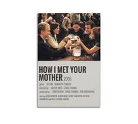CHNT Póster de Cómo conocí a vuestra madre, lienzo para sala de estar, dormitorio, decoración del hogar, oficina, póster de pared para gimnasio, pintura artística de 12 x 18 pulgadas (30 x 45 cm)
