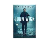 CHNT Póster de John Wick para pared, pintura en lienzo para sala de estar, dormitorio, decoración del hogar, oficina, póster de pared de gimnasio, pintura artística de 12 x 18 pulgadas (30 x 45 cm)