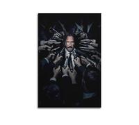 CHNT Póster de John Wick para pared, pintura en lienzo para sala de estar, dormitorio, decoración del hogar, oficina, póster de pared de gimnasio, pintura artística de 12 x 18 pulgadas (30 x 45 cm)